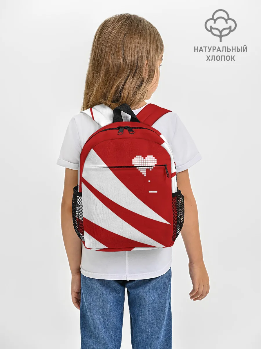 Рюкзак детский / ГЕОМЕТРИЧЕСКОЕ СЕРДЦЕ.