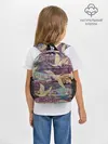 Рюкзак детский / Японская вышивка с журавлями