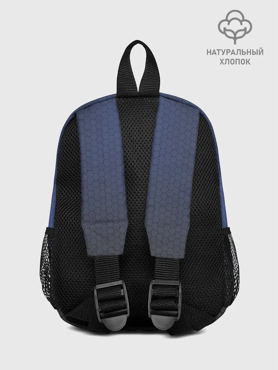 Рюкзак детский / Серый октагон