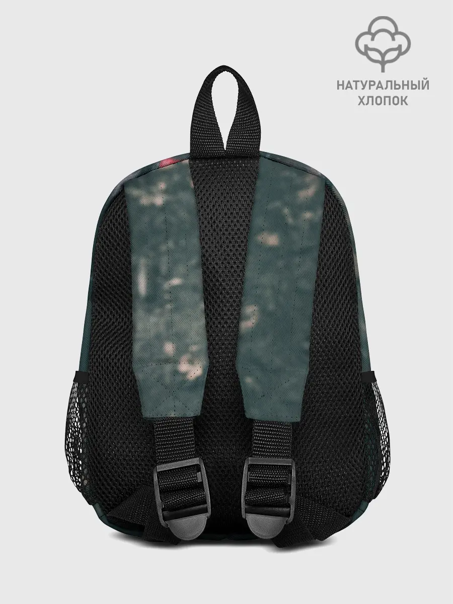 Рюкзак детский / Бульдог морда собакена черного