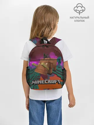 Рюкзак детский / Майнкрафт | Minecraft Hoglin