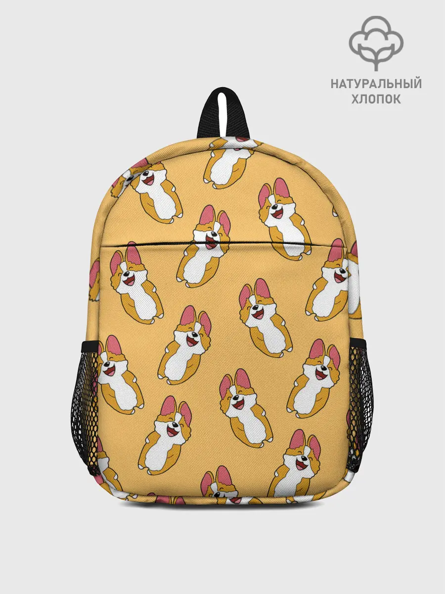 Рюкзак детский / Радость Корги паттерн