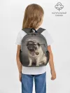 Рюкзак детский / Мопс в кепке