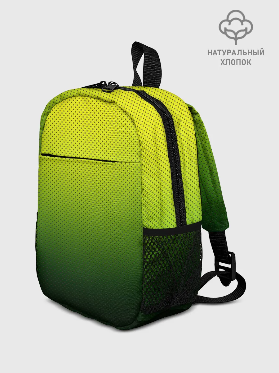 Рюкзак детский / Зелёная текстура