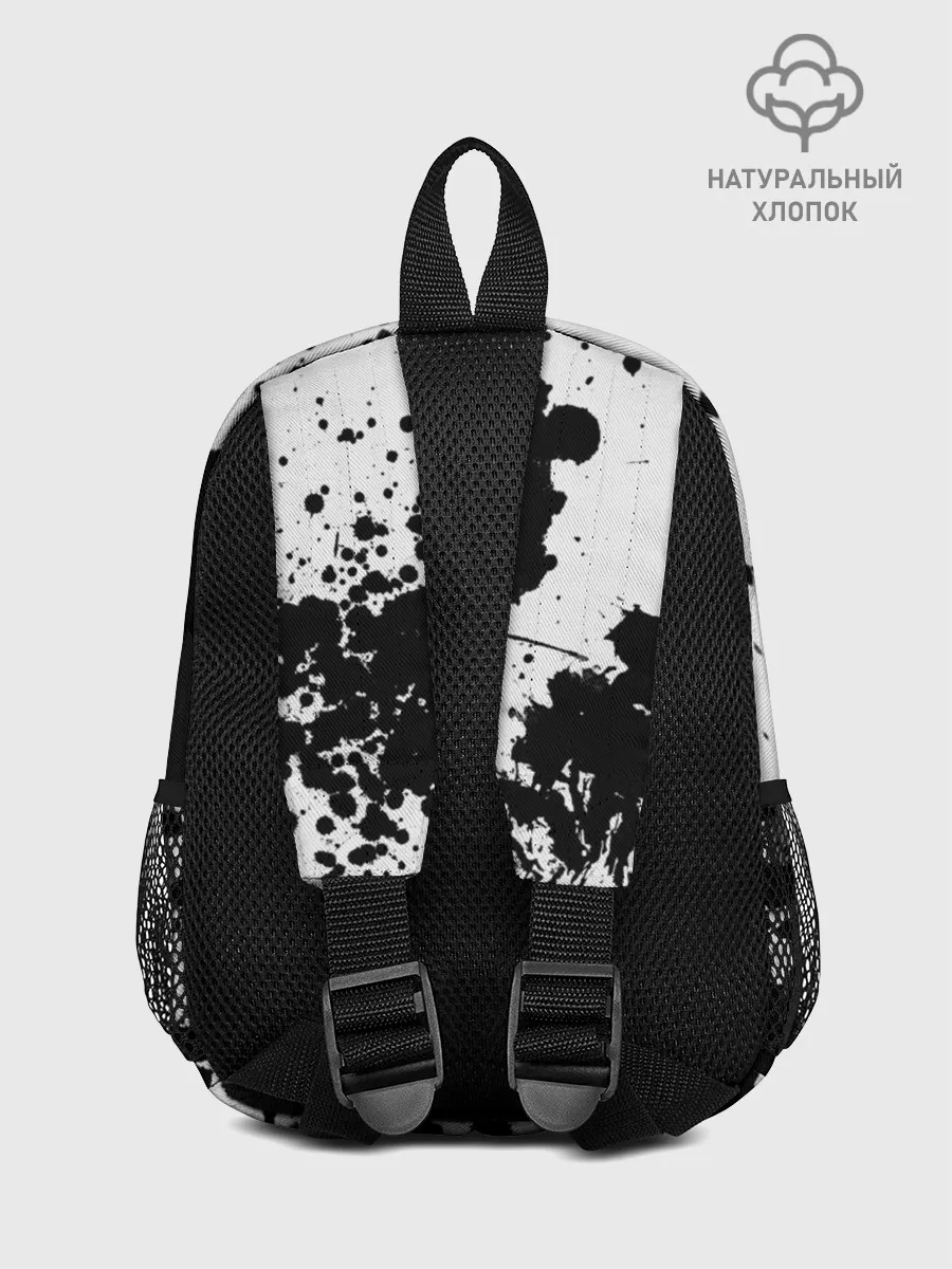 Рюкзак детский / Черно-белые капли