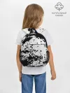 Рюкзак детский / Черно-белые капли