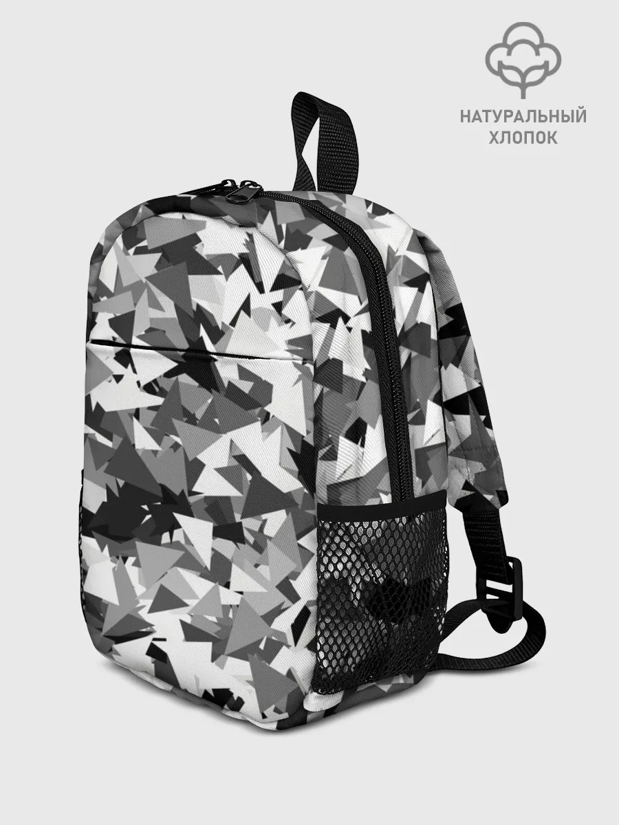 Рюкзак детский / Городской серый камуфляж