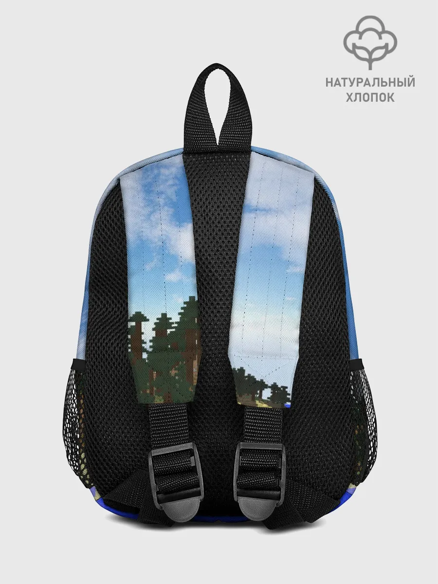 Рюкзак детский / Стив на Эндер Драконе