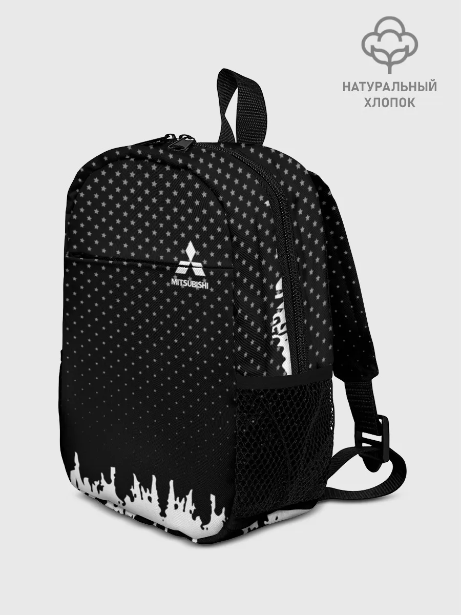 Рюкзак детский / Mitsubishi abstract black
