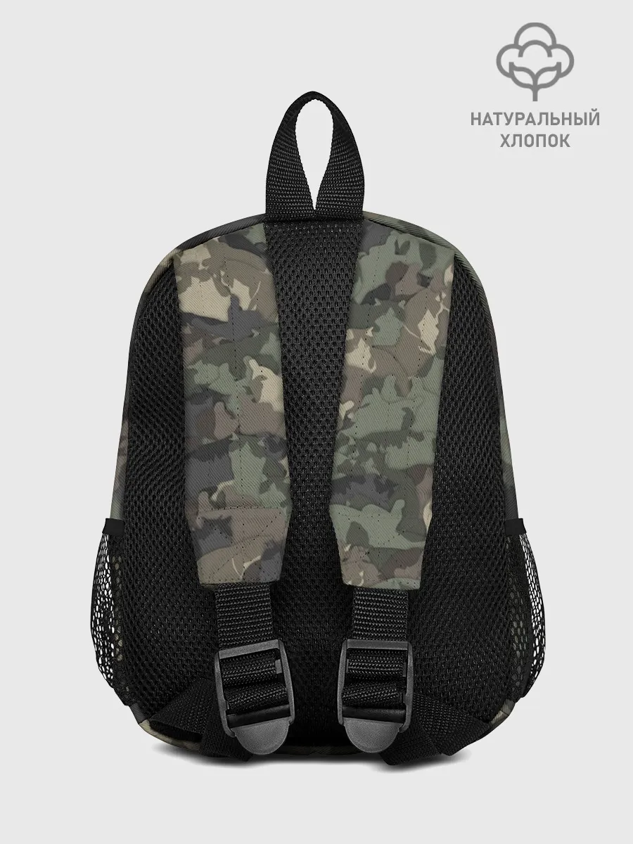 Рюкзак детский / Камуфляж с толстыми котами