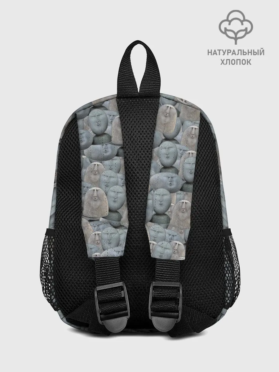 Рюкзак детский / Каменные лица 3D МЕМ 2020