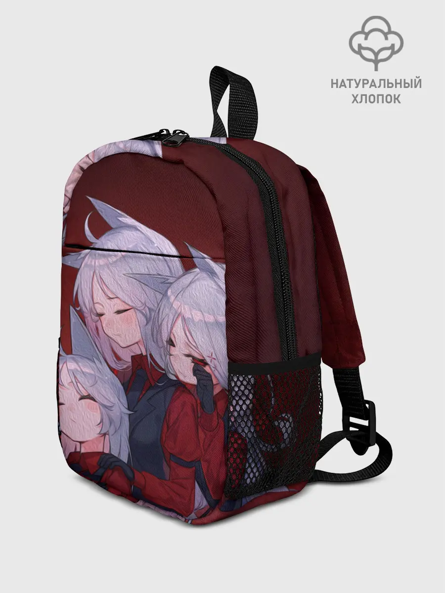 Рюкзак детский / Cerberus обнимаются втроем Helltaker