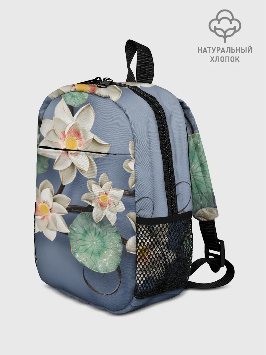 Рюкзак детский / 3D стеклянные цветы