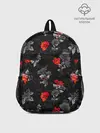 Рюкзак детский / Красные цветы
