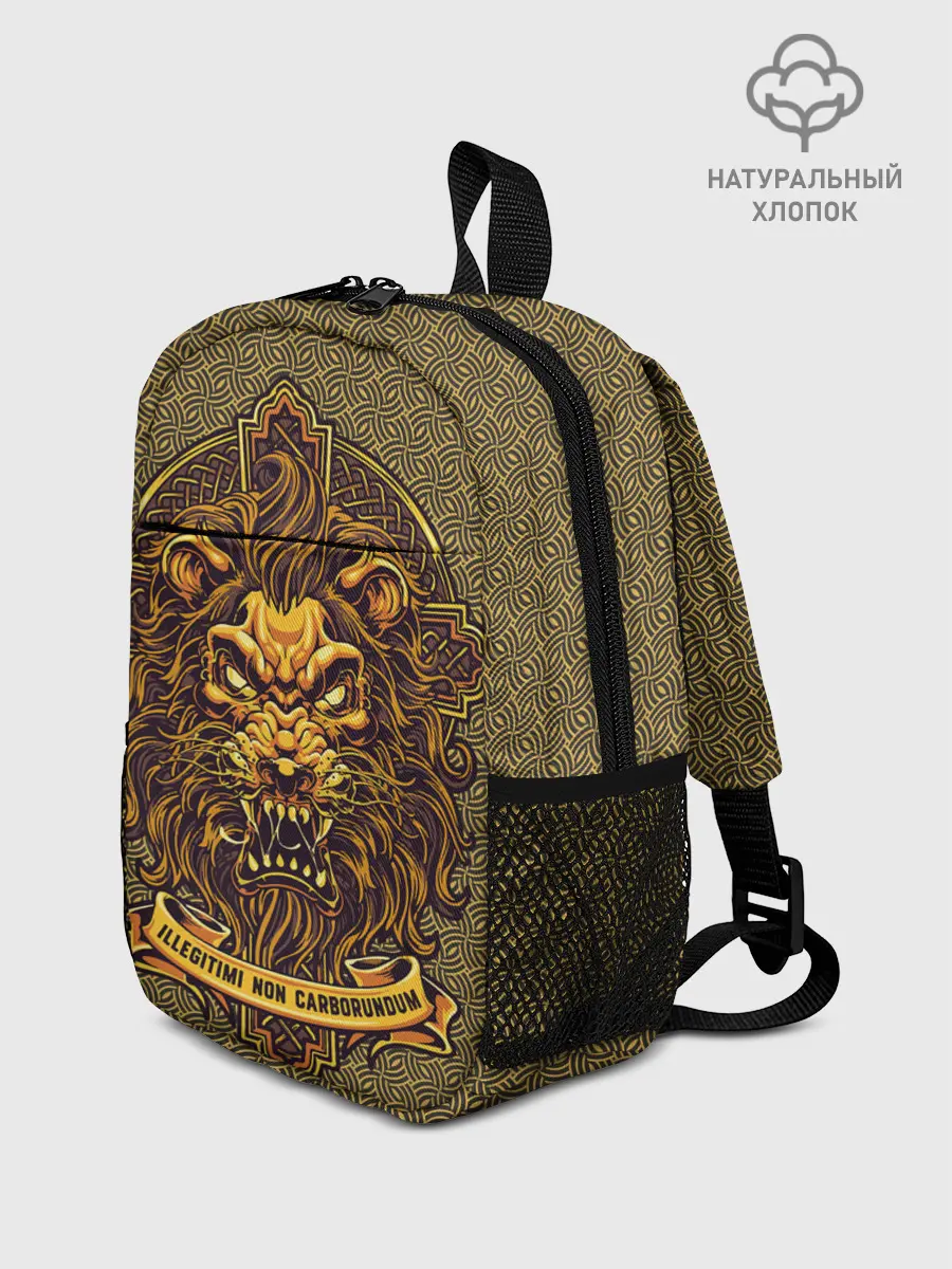Рюкзак детский / Золотой лев на кресте
