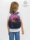 Рюкзак детский / Трава растения закатный свет