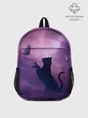 Рюкзак детский / Кошка играет с бабочкой