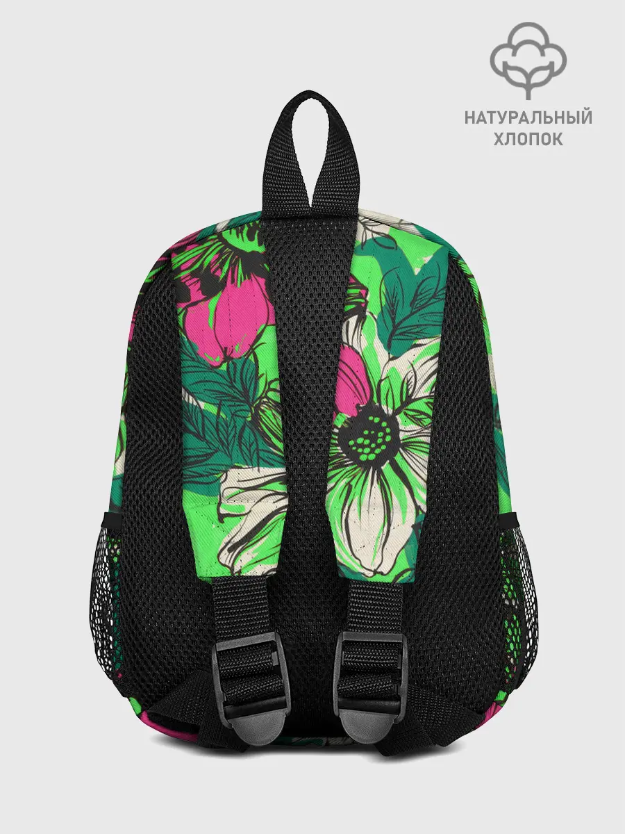 Рюкзак детский / Цветы в неоне
