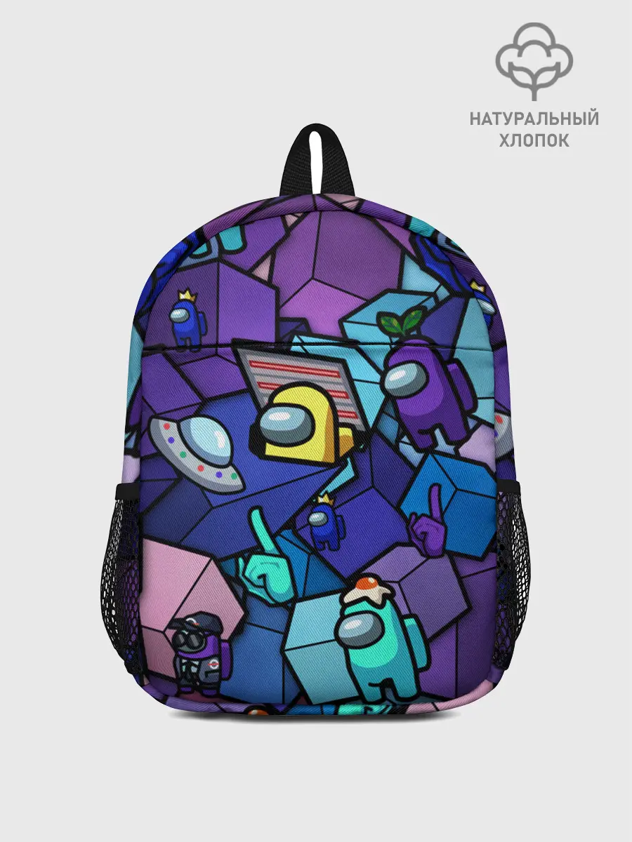 Рюкзак детский / Among Us кубики