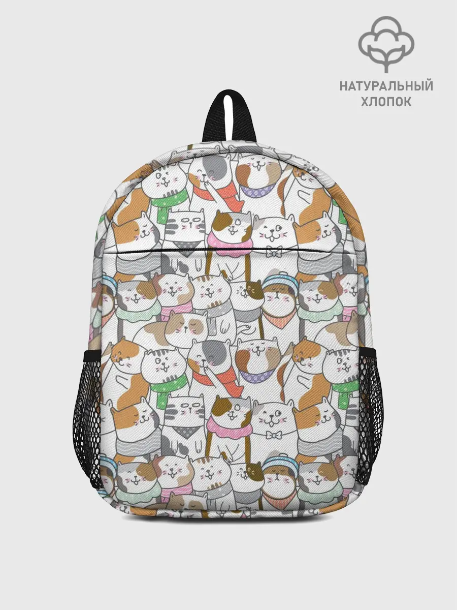 Рюкзак детский / Большая семья котиков