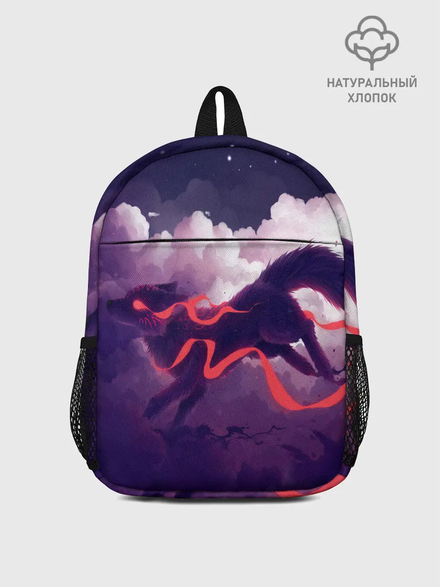 Рюкзак детский / Лиса бежит по облакам