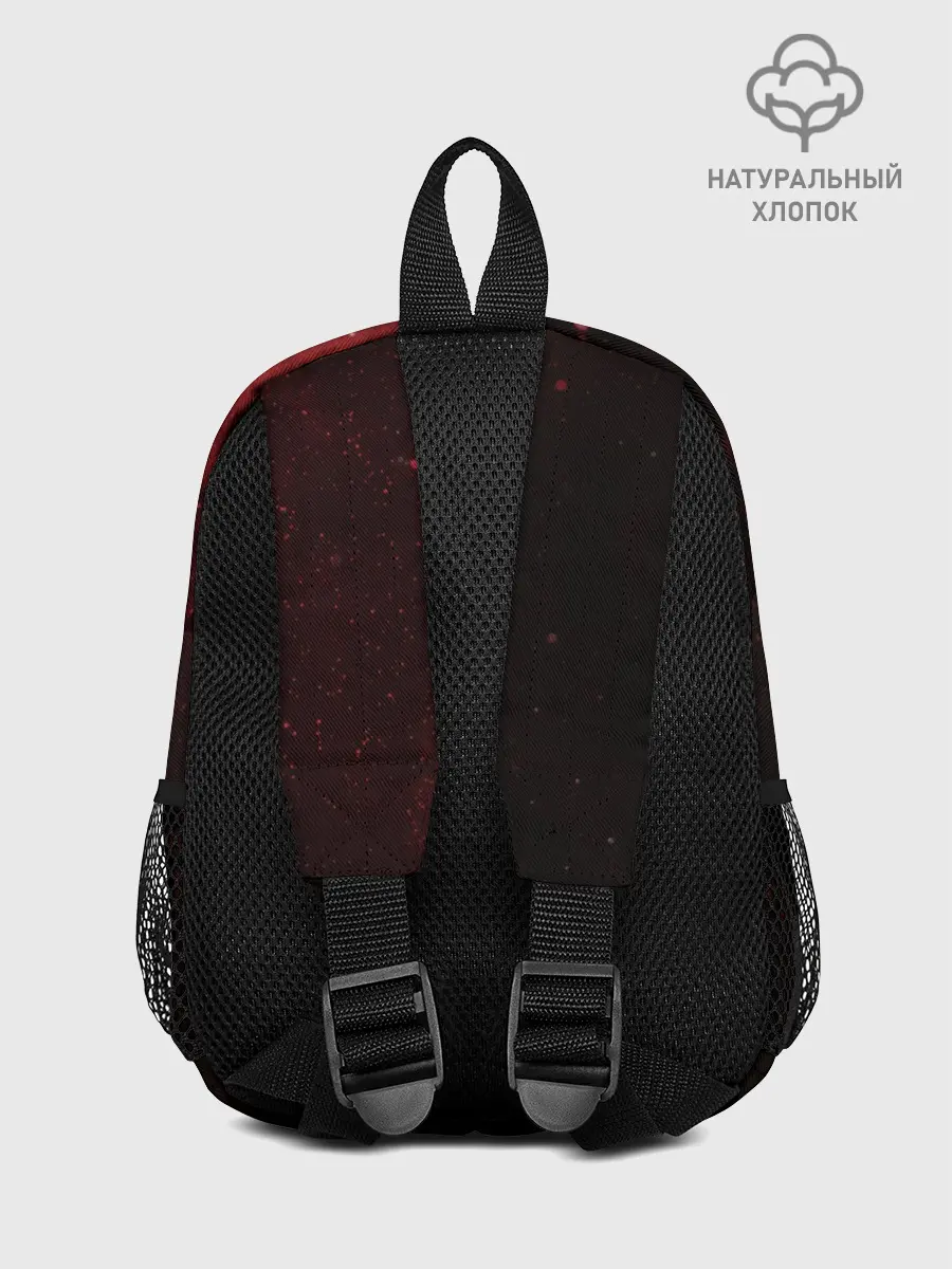 Рюкзак детский / Эмблема Черного клевера на космическом фоне