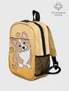 Рюкзак детский / Персик Корги
