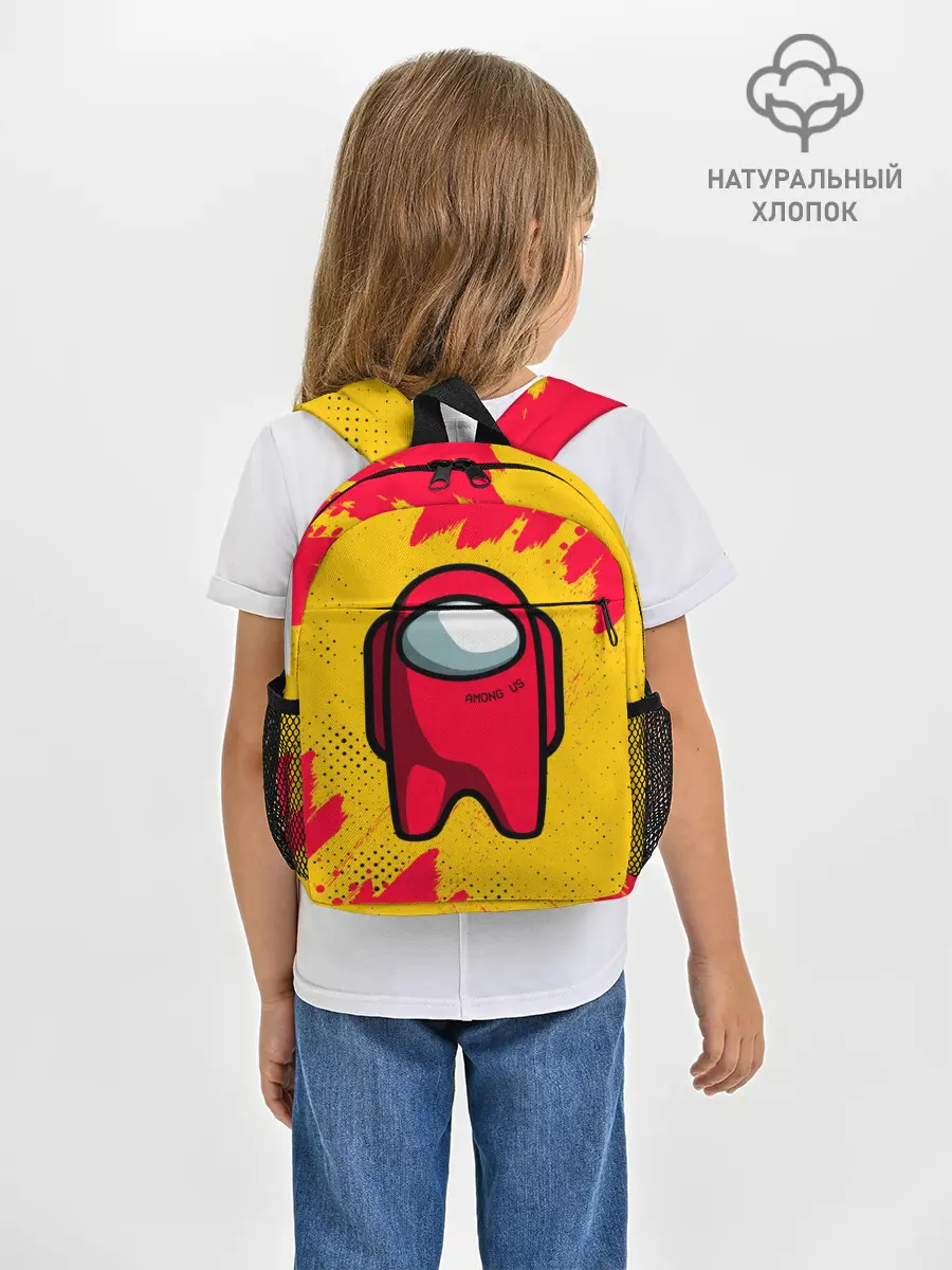 Рюкзак детский / AMONG US - КРАСНЫЙ