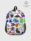 Рюкзак детский / AMONG US STICKERBOMBING