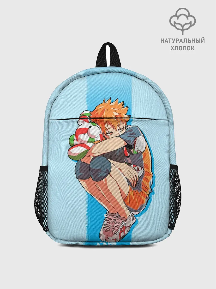Рюкзак детский / Хината на синем фоне