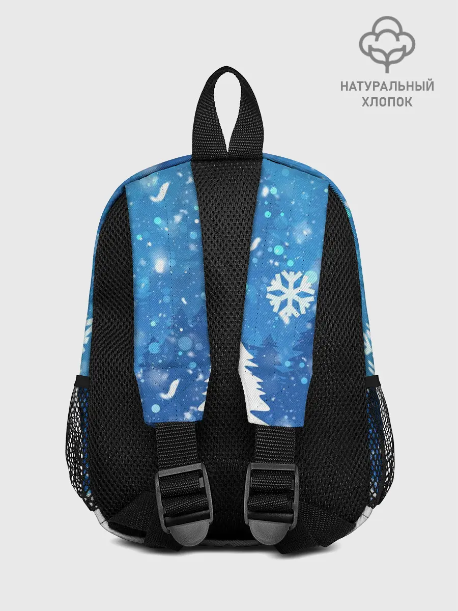 Рюкзак детский / Новогодний Манкрафт на коне