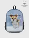 Рюкзак детский / Чихуахуа в снегу