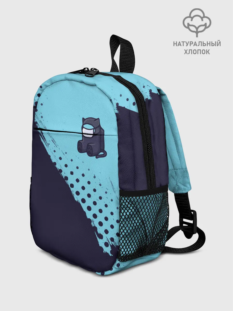 Рюкзак детский / AMONG US - Черный Котик