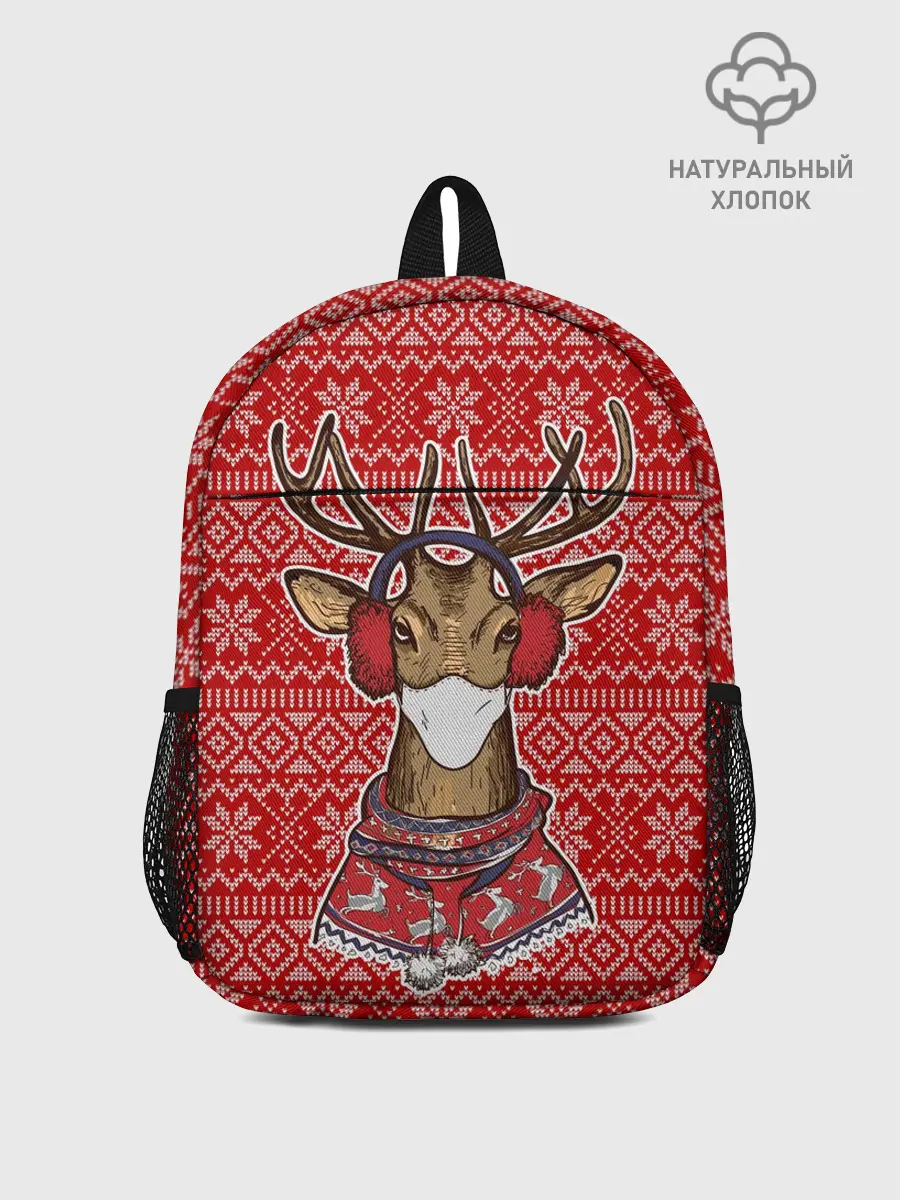 Рюкзак детский / Deer in a medical mask
