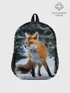 Рюкзак детский / Лиса в зимнем лесу