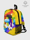 Рюкзак детский / AMONG US - Радужный