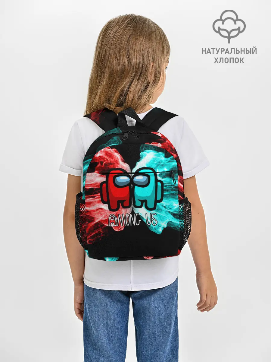 Рюкзак детский / AMONG US - БИТВА ОГНЕЙ