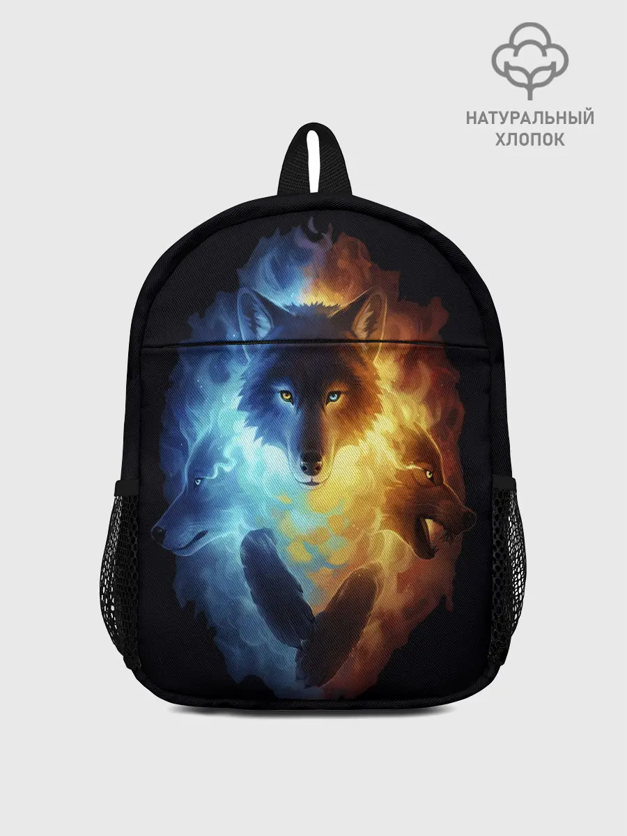 Рюкзак детский / Волки в огне