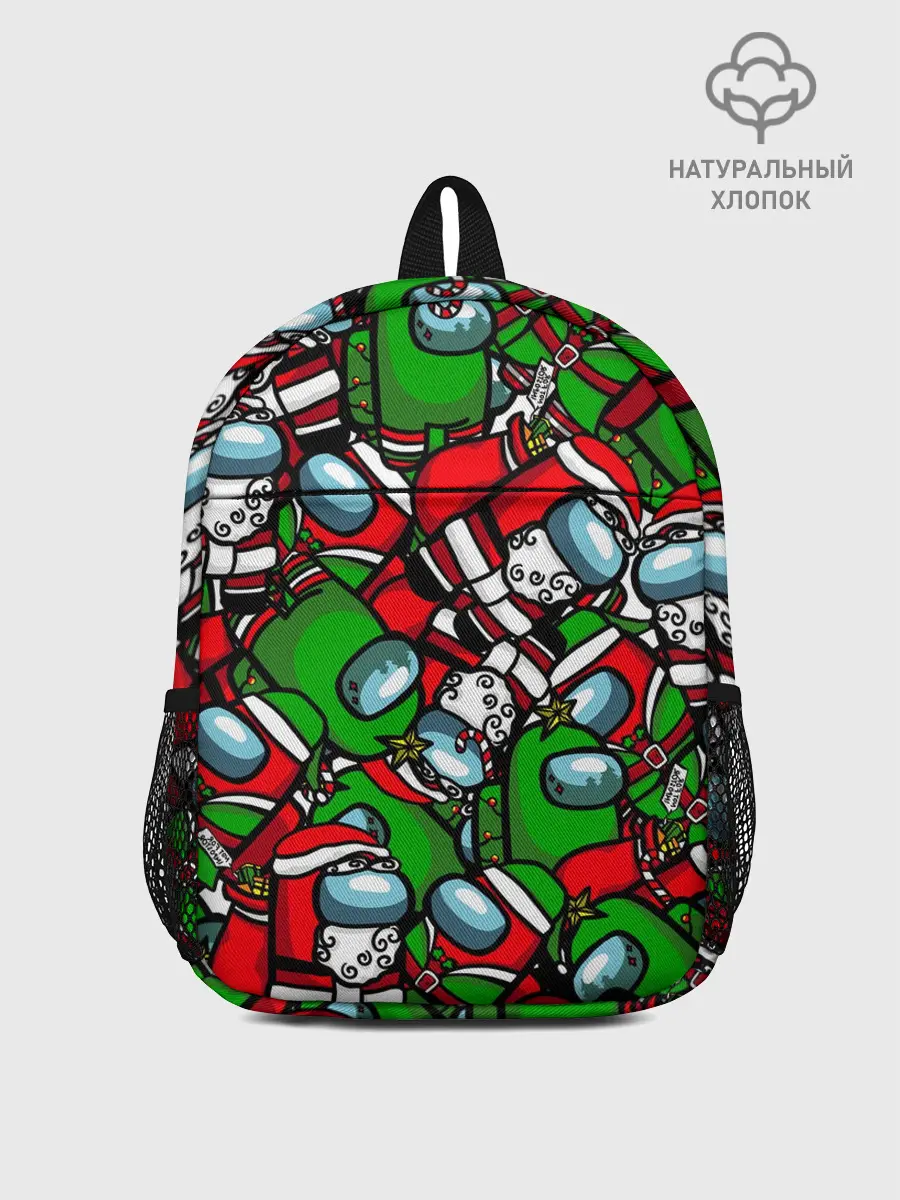Рюкзак детский / НОВОГОДНИЙ AMONG US