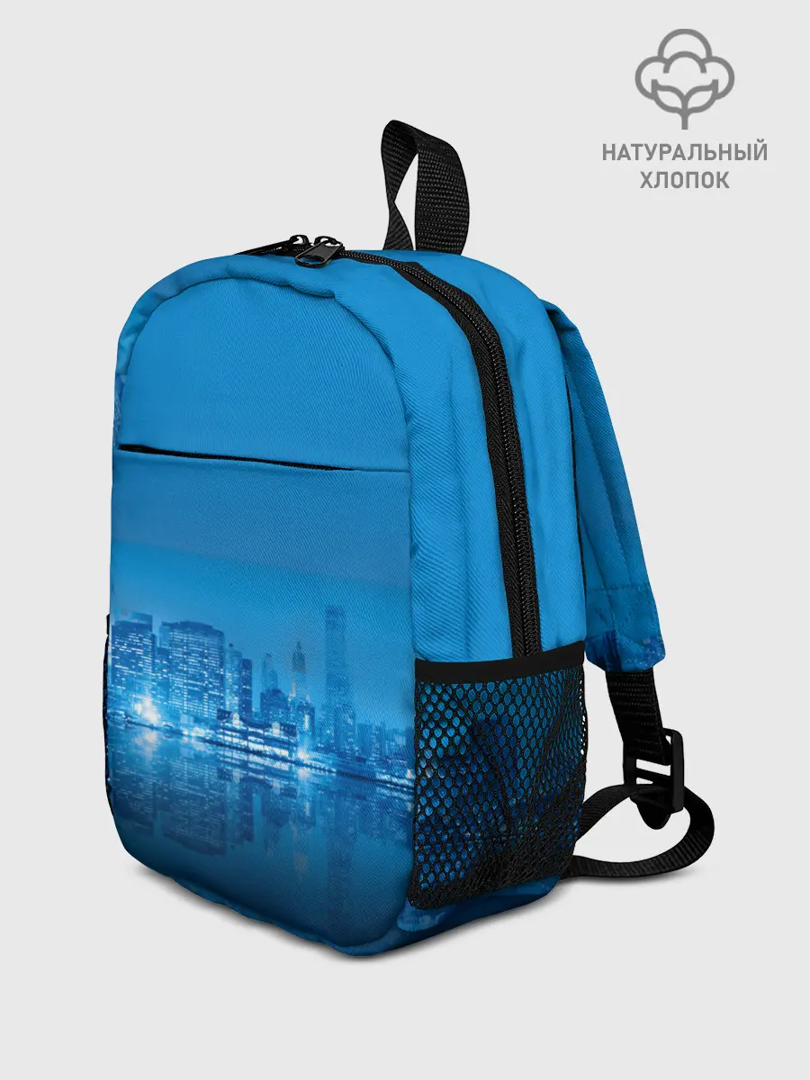 Рюкзак детский / вид на ночной мегаполис