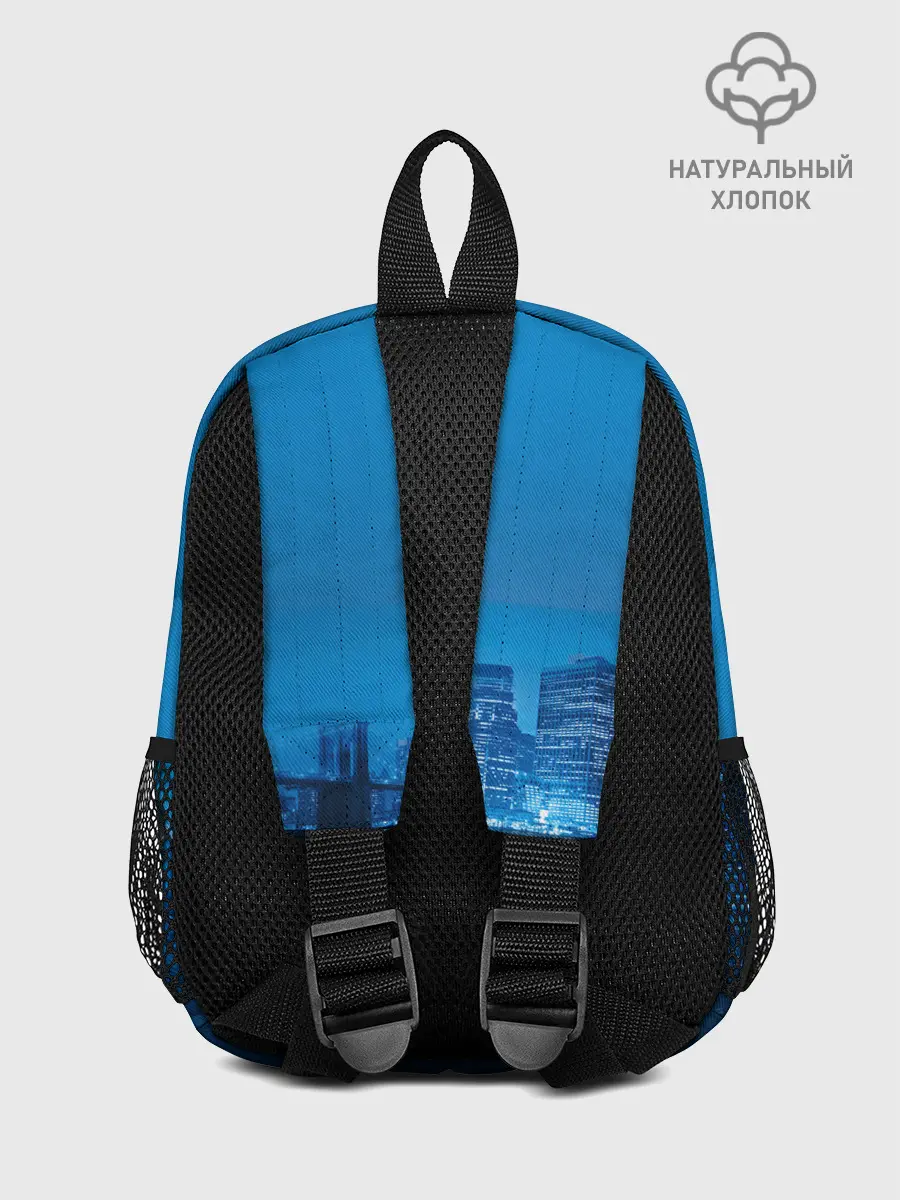 Рюкзак детский / вид на ночной мегаполис