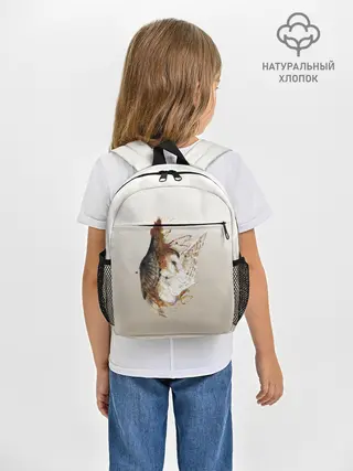 Рюкзак детский / летящая сова рисунок
