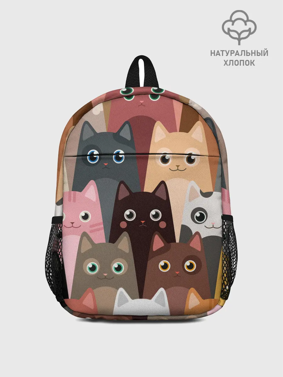 Рюкзак детский / Котики мультяшные