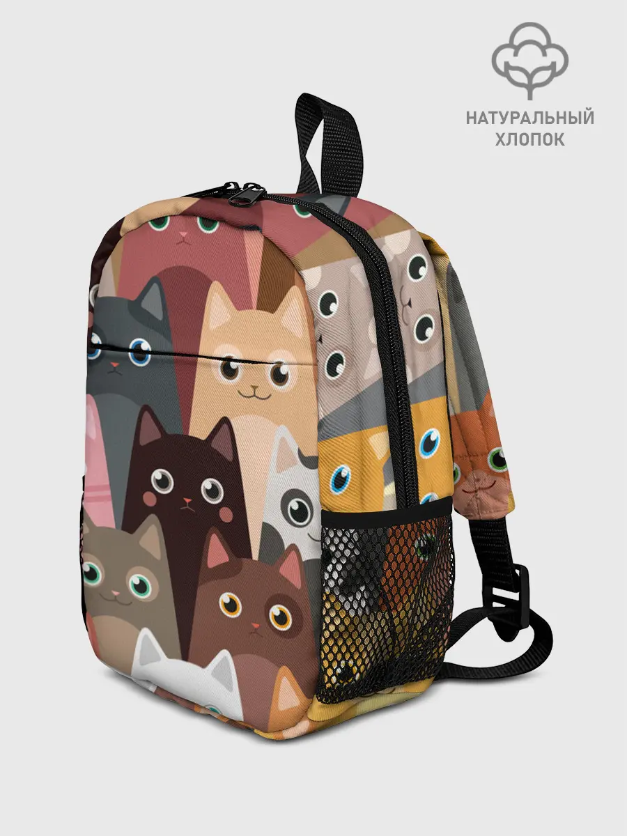 Рюкзак детский / Котики мультяшные