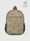 Рюкзак детский / Листья на бежевом фоне