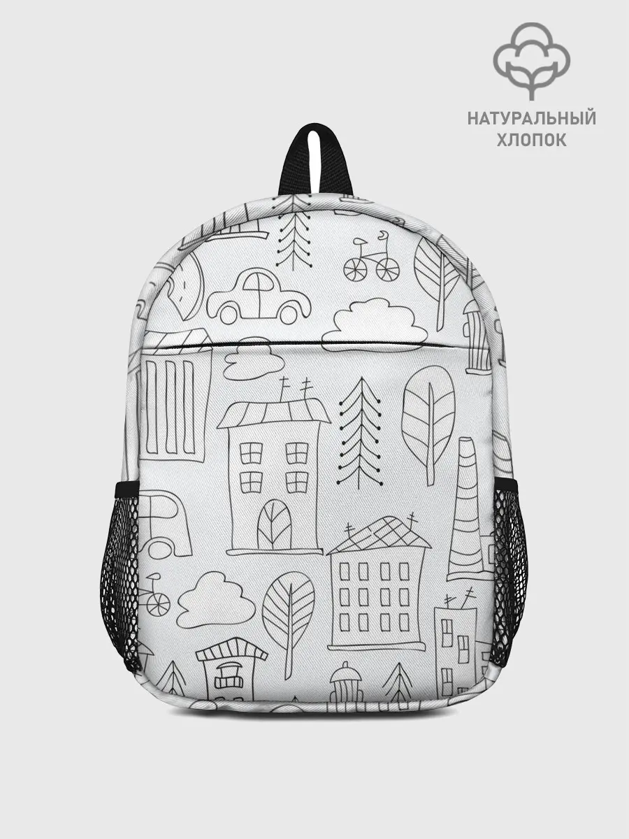 Рюкзак детский / Нарисованный город