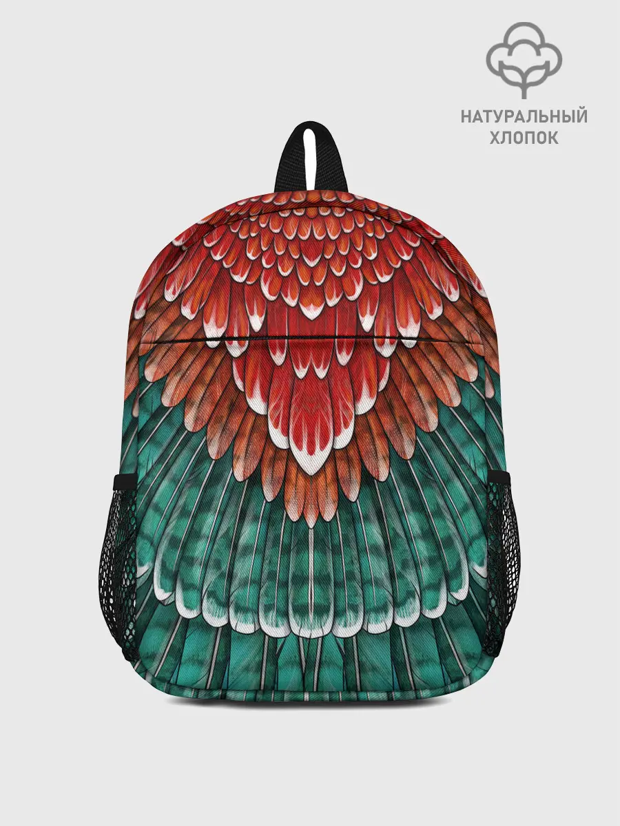 Рюкзак детский / Оперение зимородка