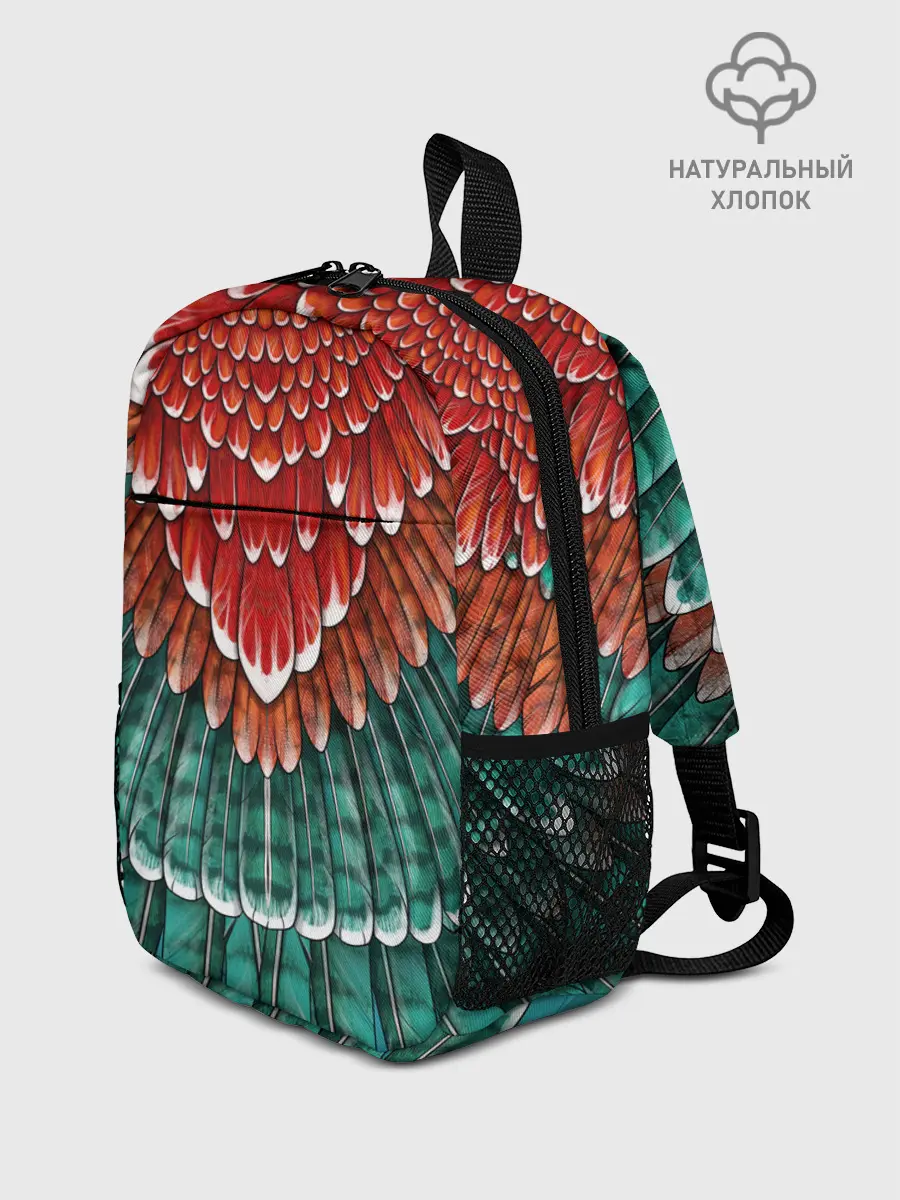 Рюкзак детский / Оперение зимородка
