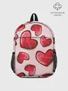 Рюкзак детский / Узор Сердечки для влюбленных