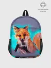 Рюкзак детский / Лиса с кофе